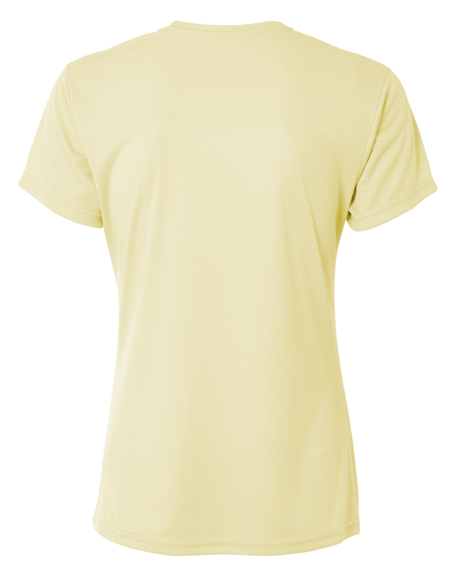 A4 Cooling Performance Crew - Lt Yellow back