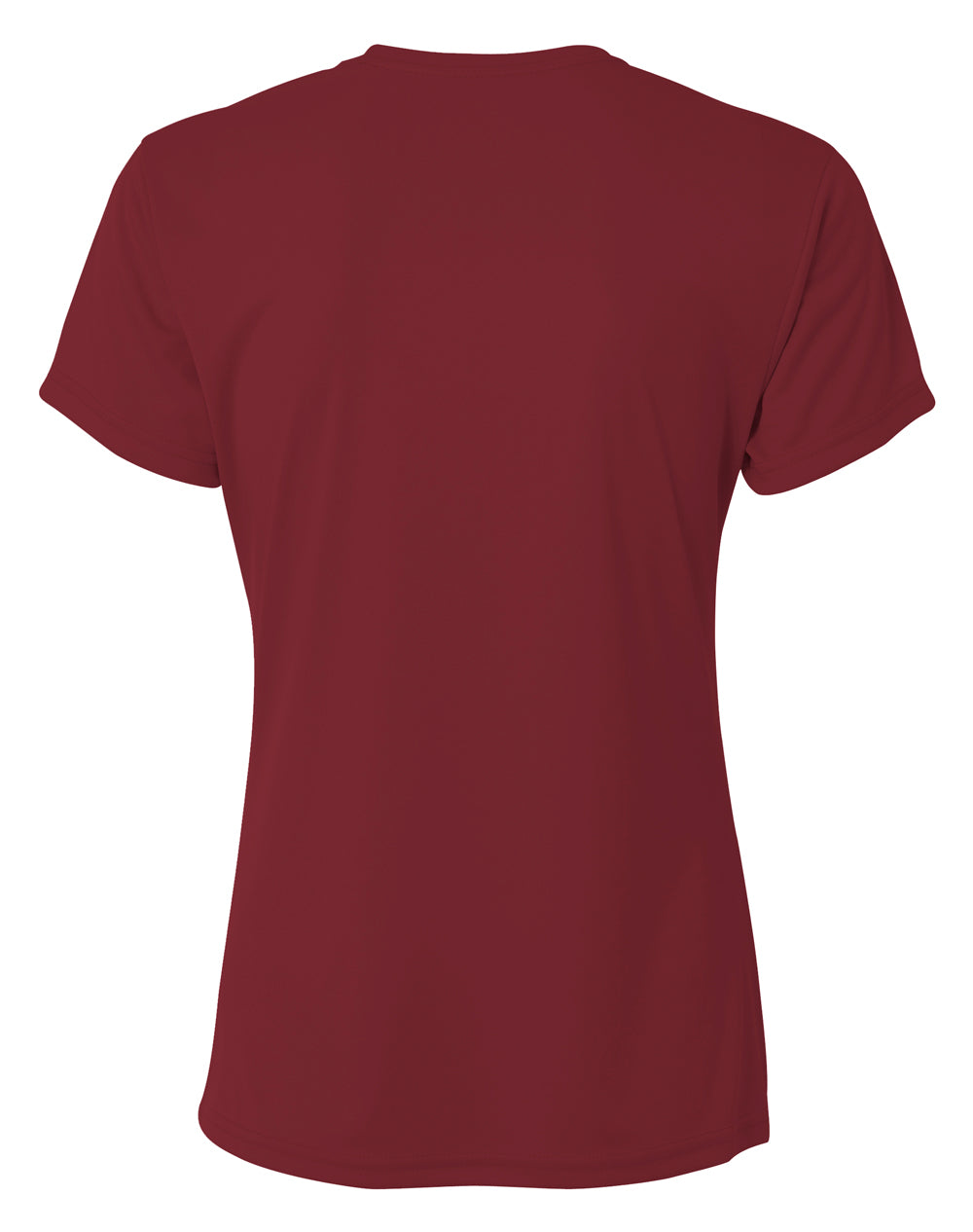 A4 Cooling Performance Crew - Maroon back