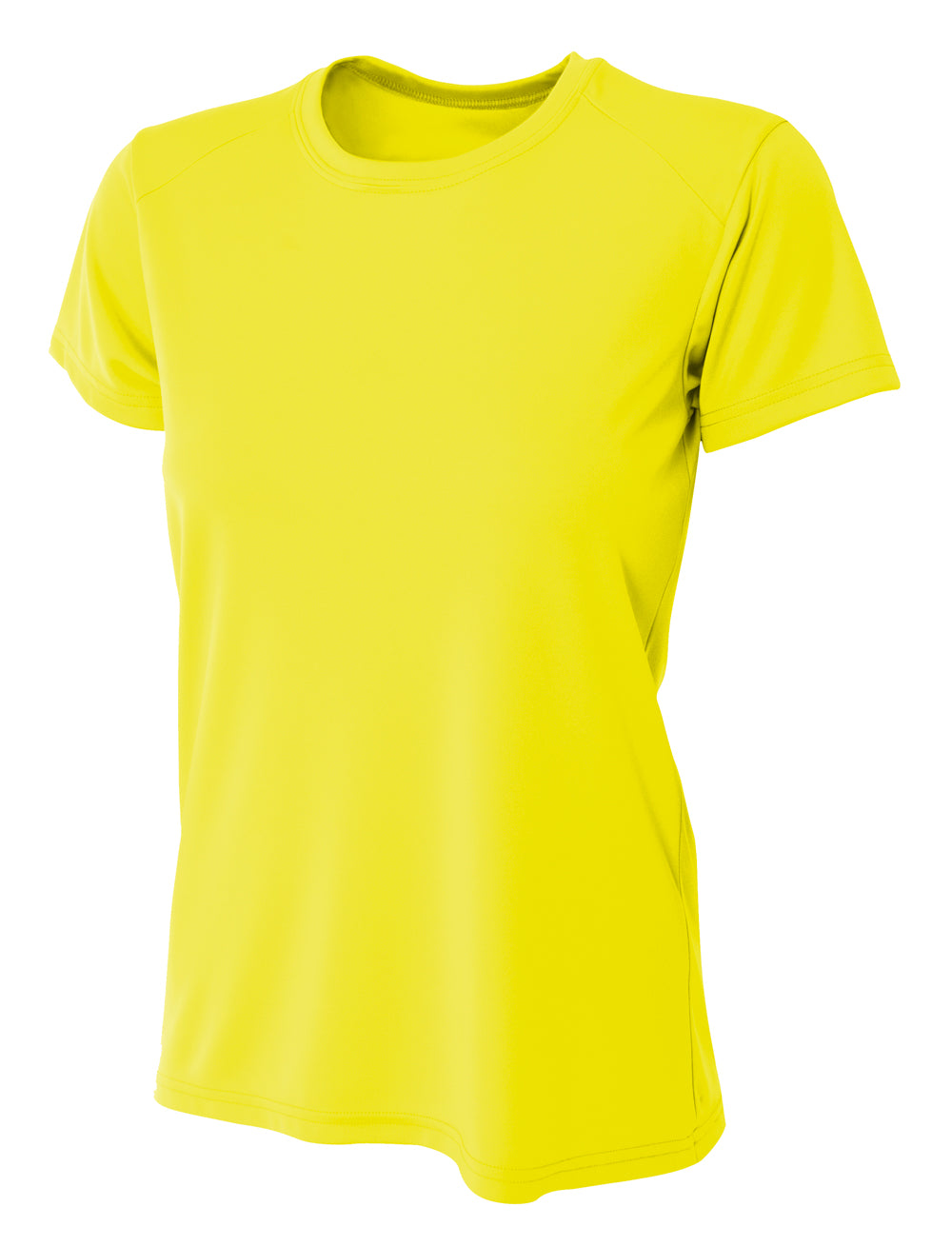 A4 Cooling Performance Crew - Safety Yellow front