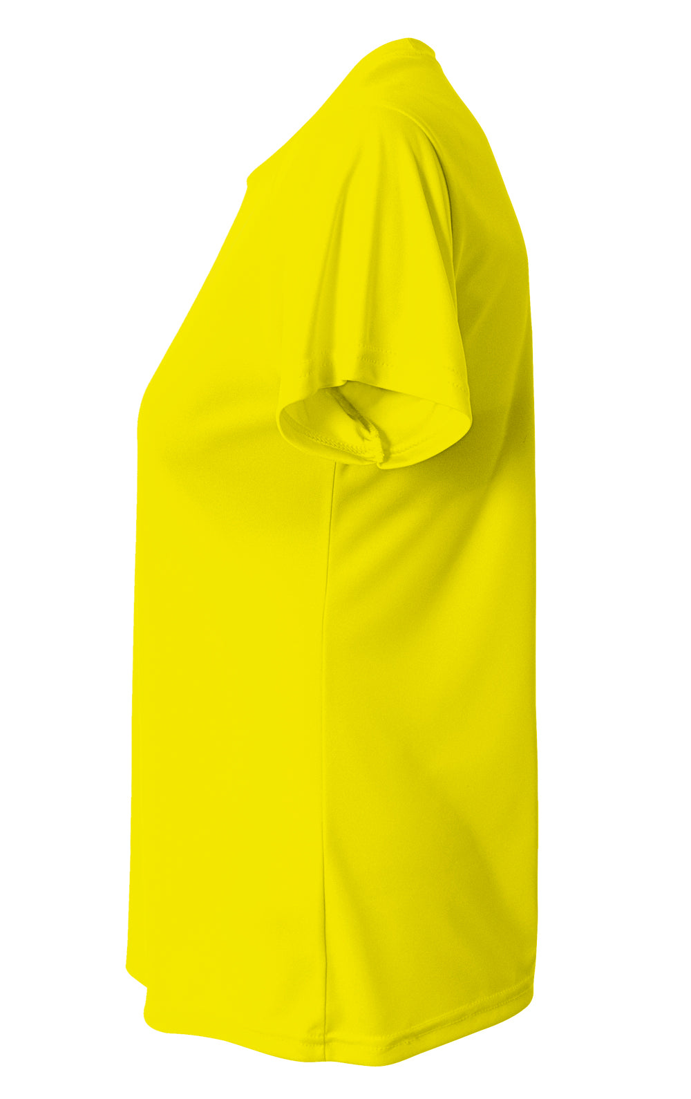 A4 Cooling Performance Crew - Safety Yellow side