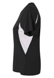 A4 Color Block Performance V-Neck - Black/White side