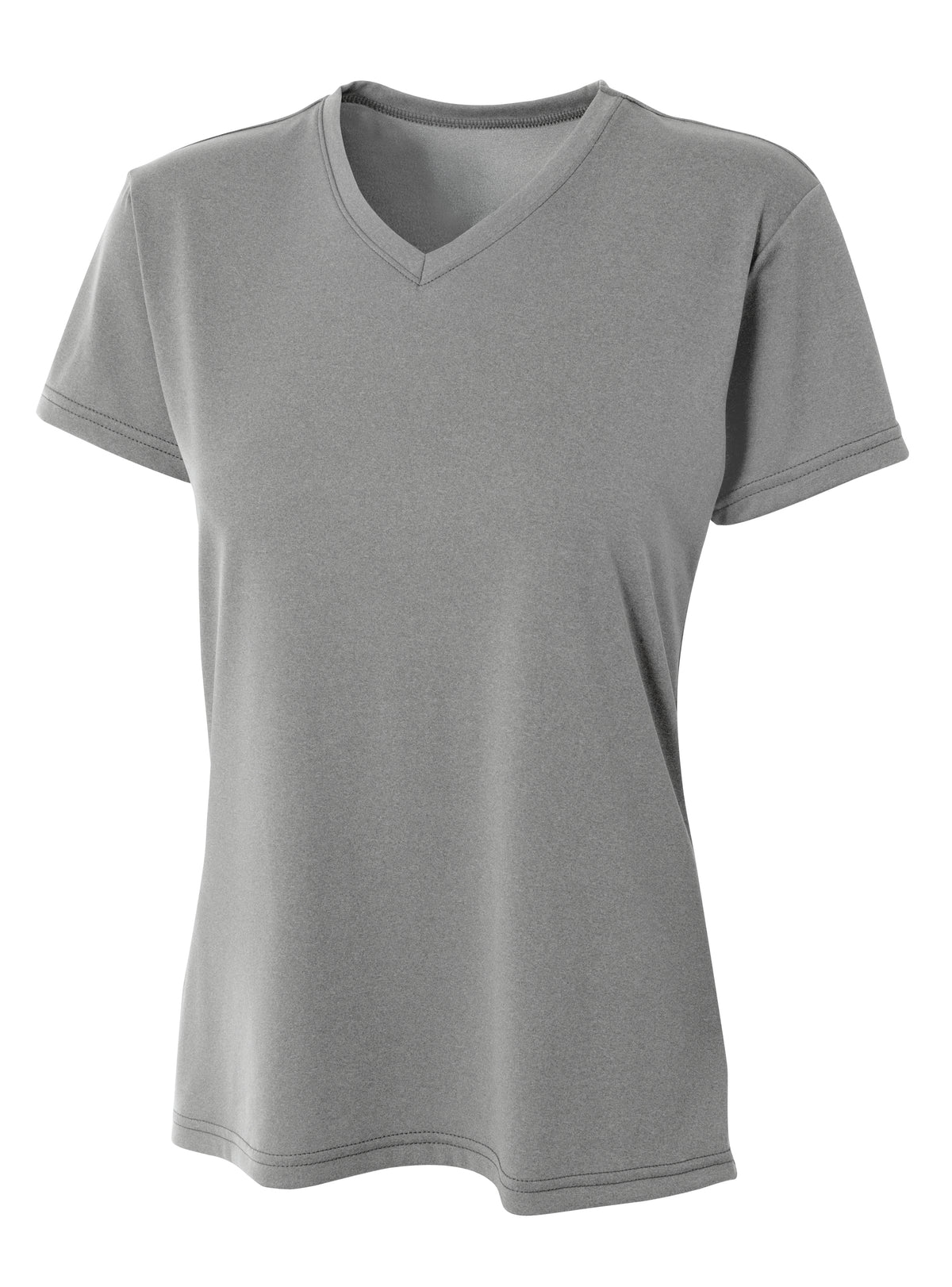A4 Women's Topflight Heather Tee - Athletic Heather front