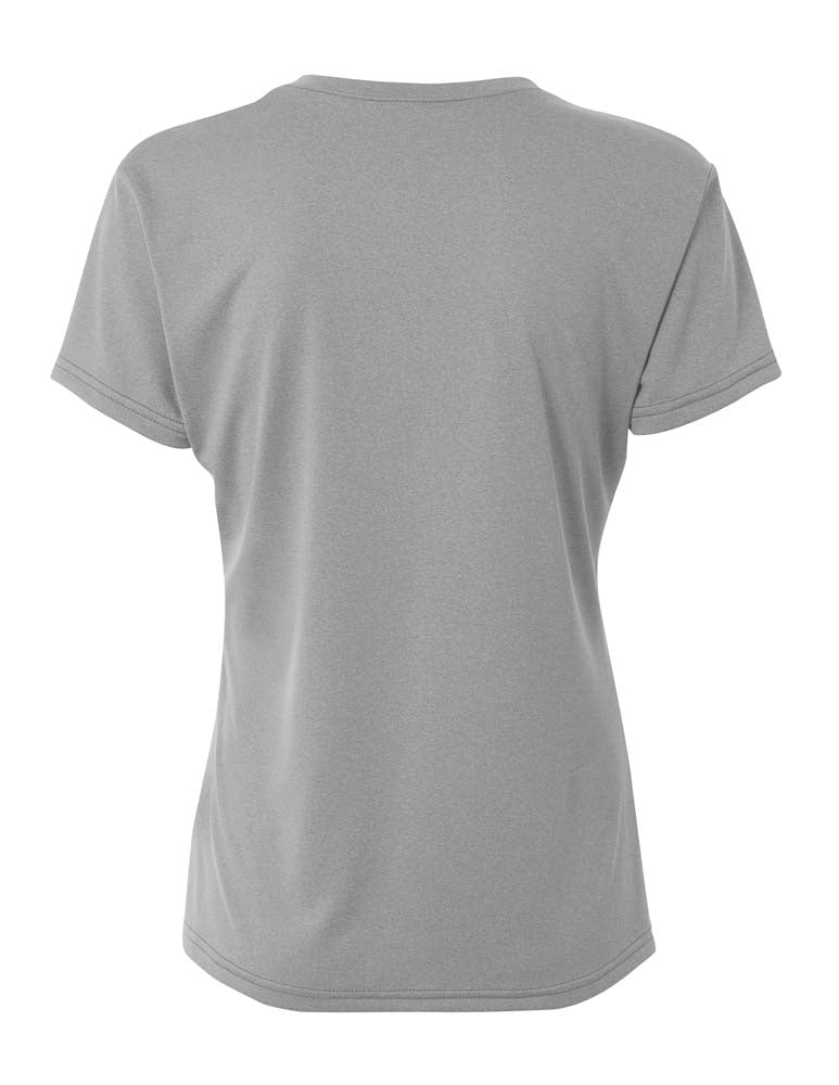 A4 Women's Topflight Heather Tee - Athletic Heather back
