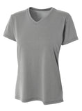 A4 Women's Topflight Heather Tee - Athletic Heather front