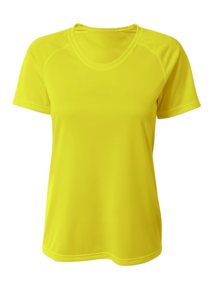 A4 SureColor Cationic Tee - Safety Yellow front