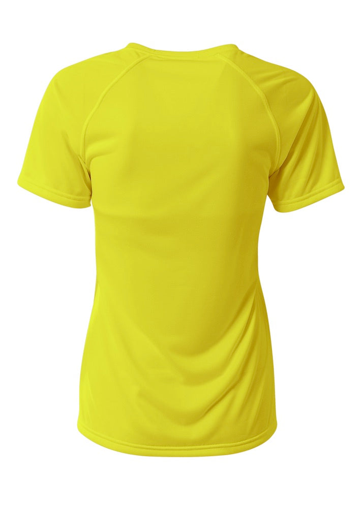 A4 SureColor Cationic Tee - Safety Yellow back