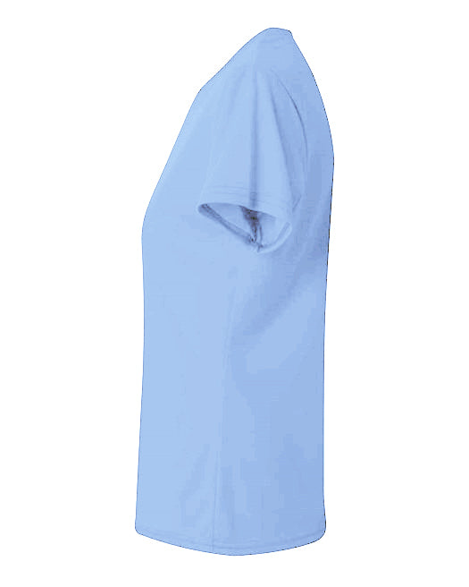 A4 Sprint Performance Tee - Ltblue side