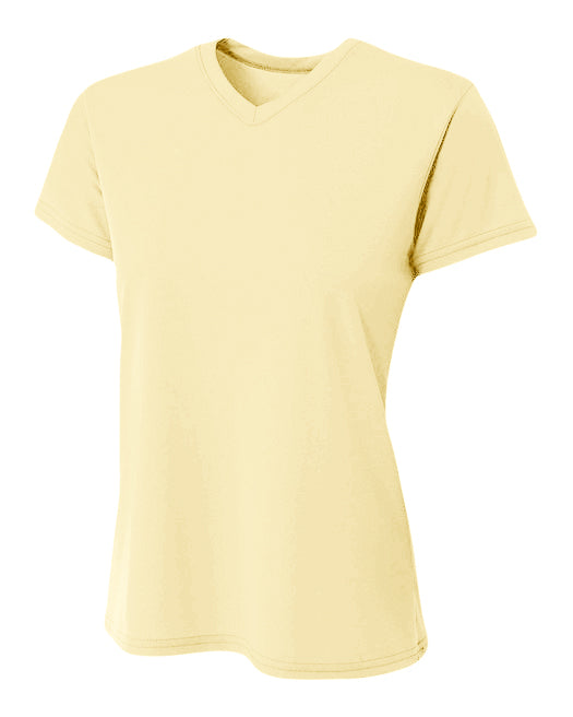 A4 Sprint Performance Tee - Lt Yellow front