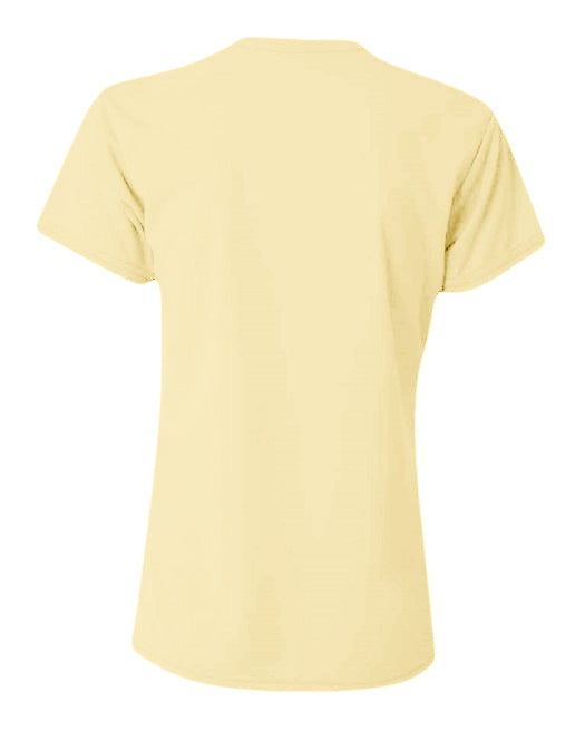 A4 Sprint Performance Tee - Lt Yellow back