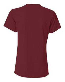 A4 Sprint Performance Tee - Maroon back