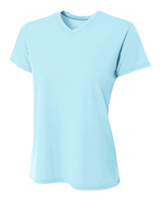 A4 Sprint Performance Tee - Pastel Blue front
