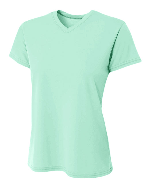 A4 Sprint Performance Tee - Pastel Mint front