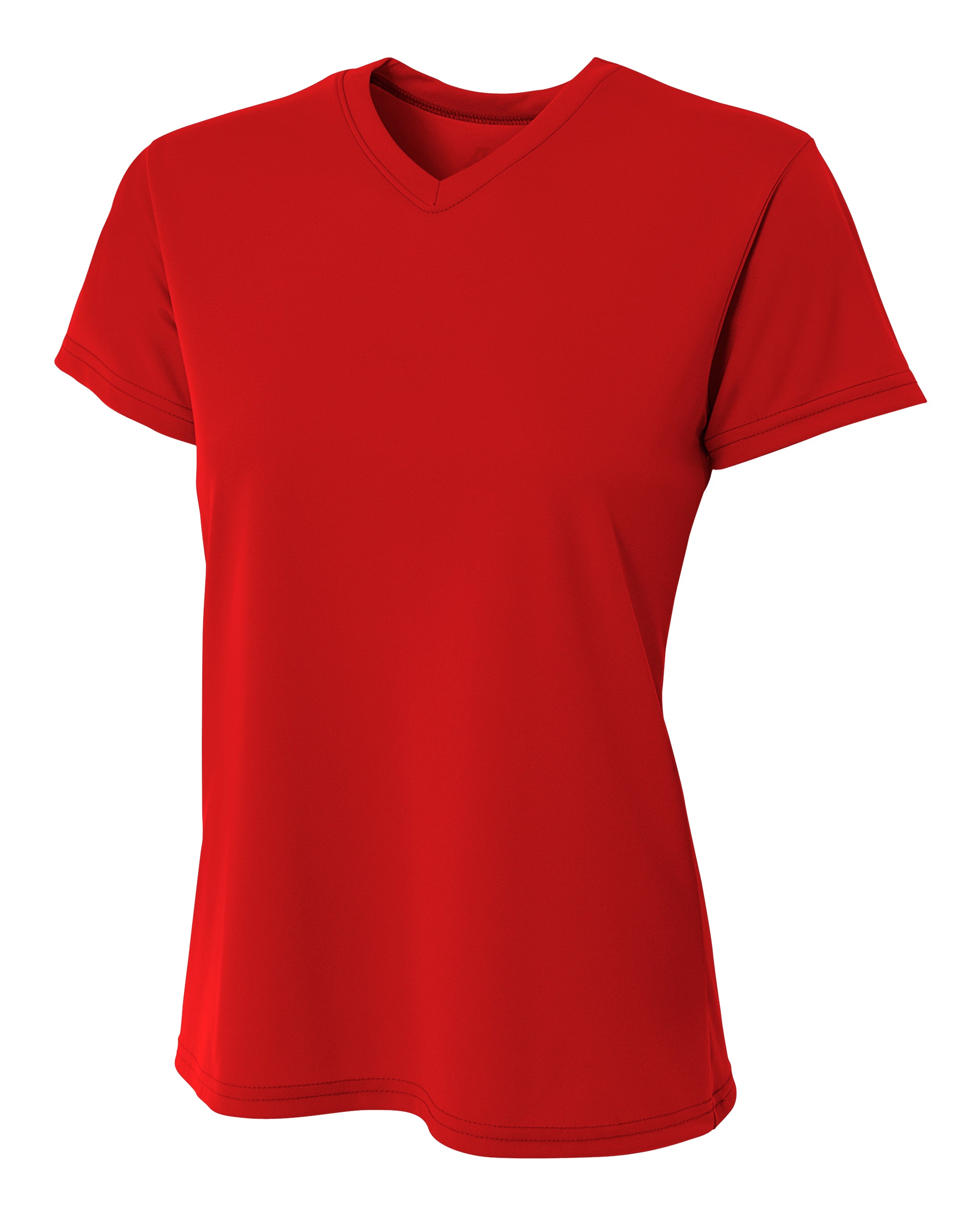 A4 Sprint Performance Tee - Scarlet front