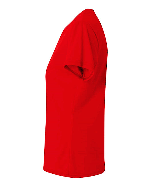 A4 Sprint Performance Tee - Scarlet side