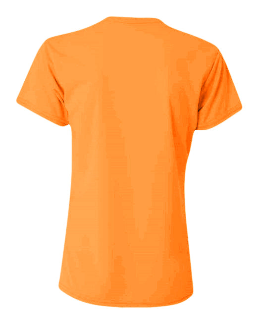A4 Sprint Performance Tee - Safety Orange back