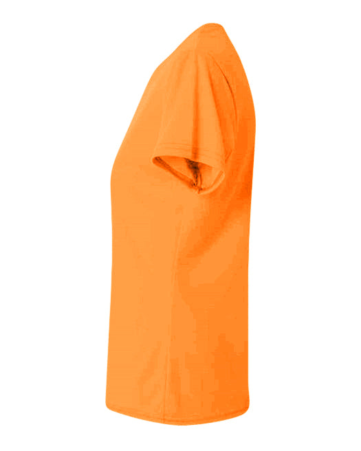 A4 Sprint Performance Tee - Safety Orange side