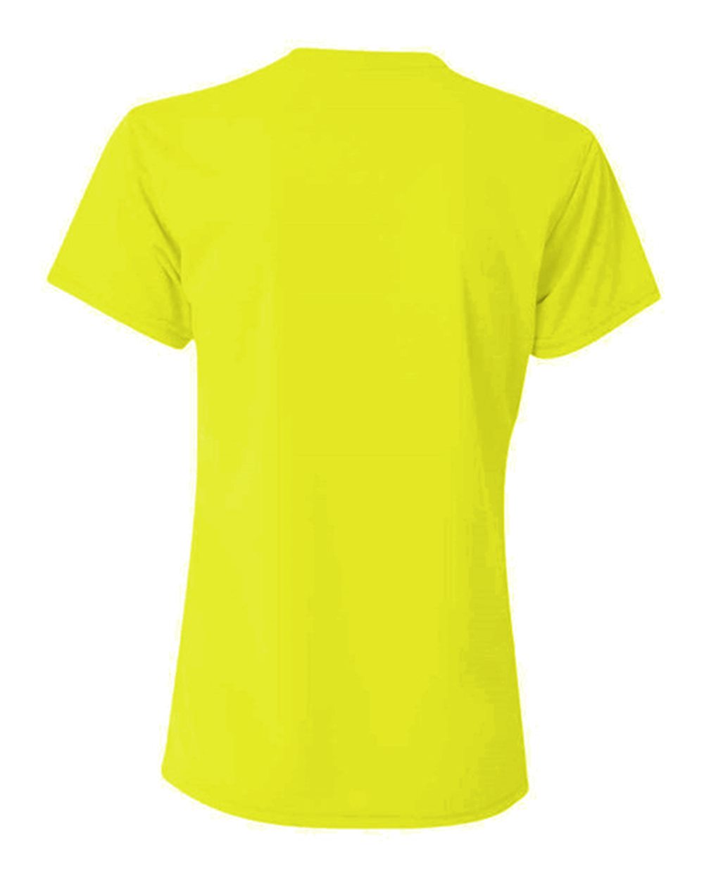 A4 Sprint Performance Tee - Safety Yellow back
