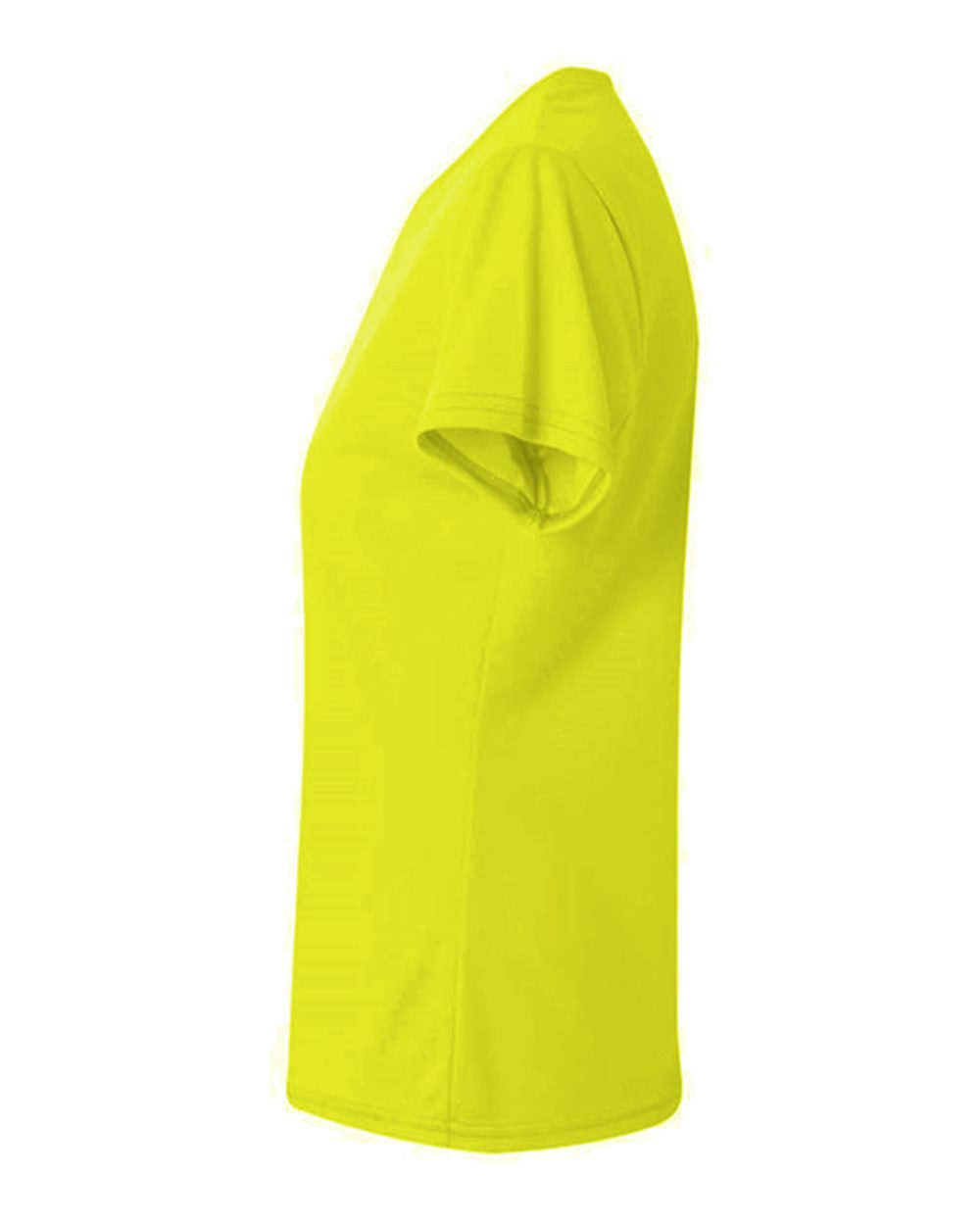 A4 Sprint Performance Tee - Safety Yellow side