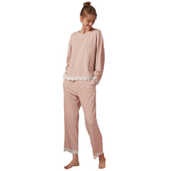 Women's Pajamas Couple Suit Sweet And Simple Can Be Worn Outside Ladies' Homewear Cute