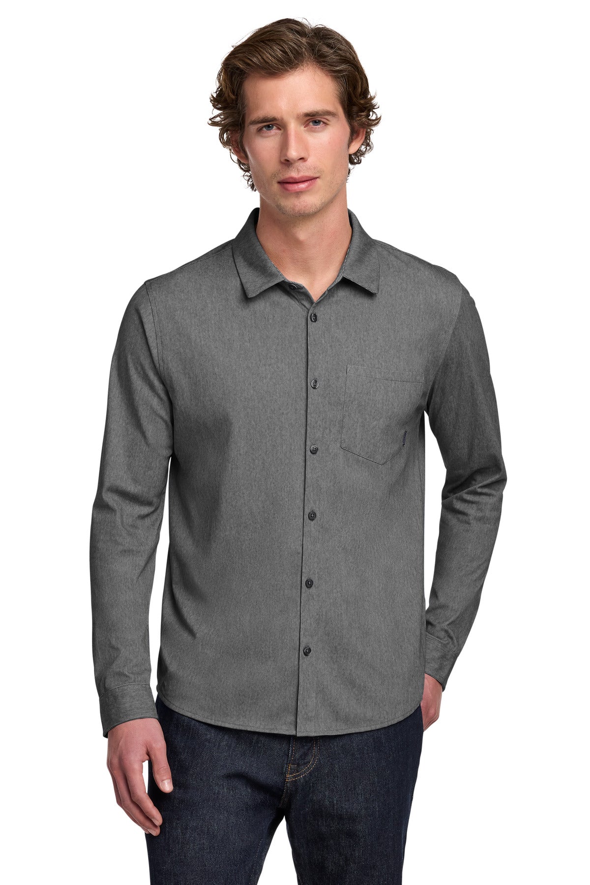 OGIO Extend Long Sleeve Button-Up OG161 front
