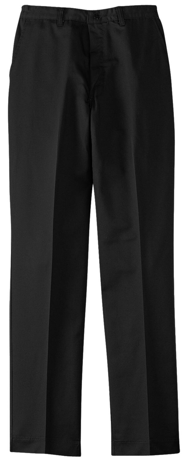 Red Kap Elastic Insert Pant - Black - Front flat