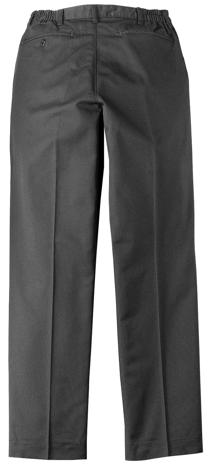 Red Kap Elastic Insert Pant - Charcoal - Back flat