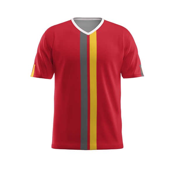 V-Neck Men Duratek Soccer Jersey - RSDAB