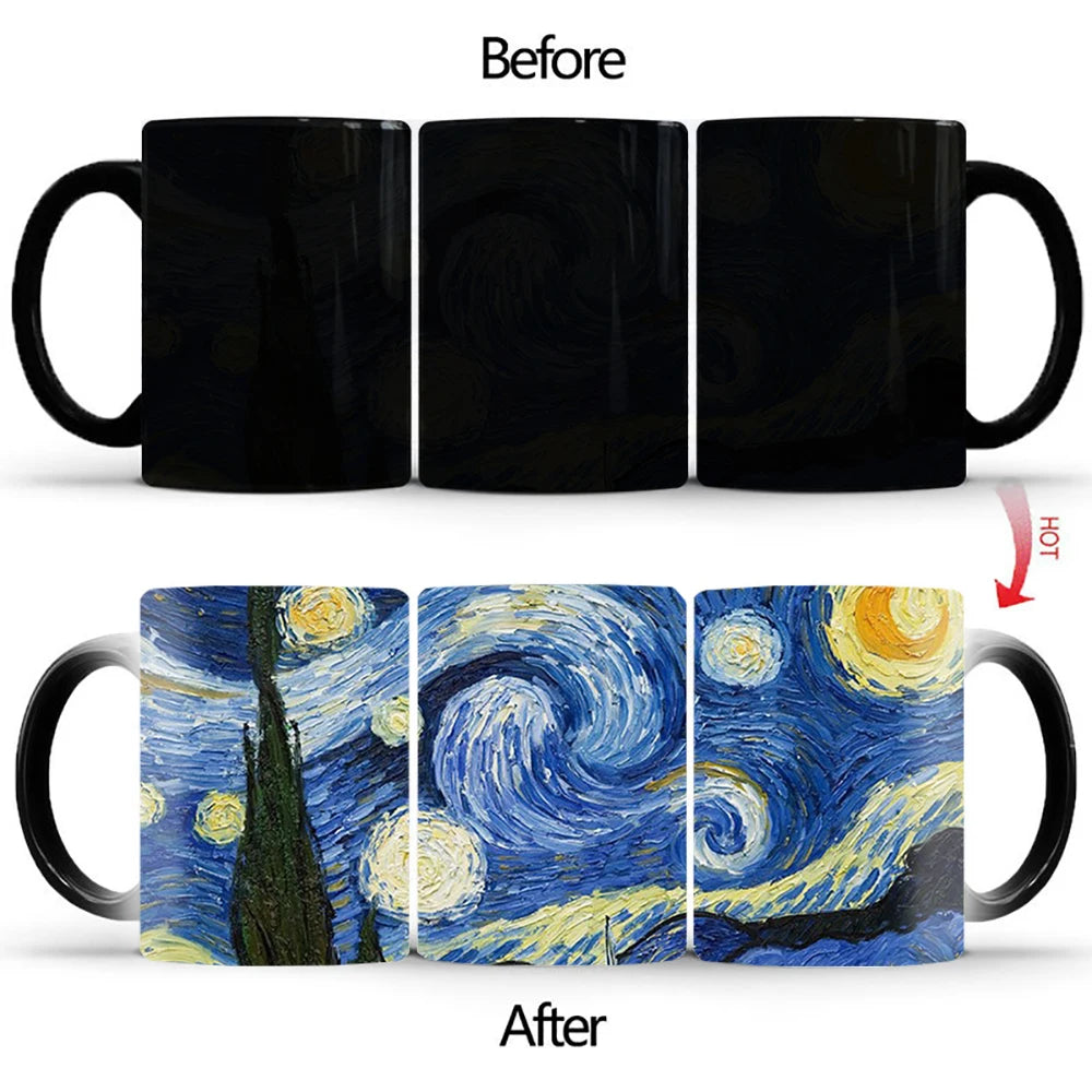 Personalized Vintage Gifts Color Change Coffee Mugs