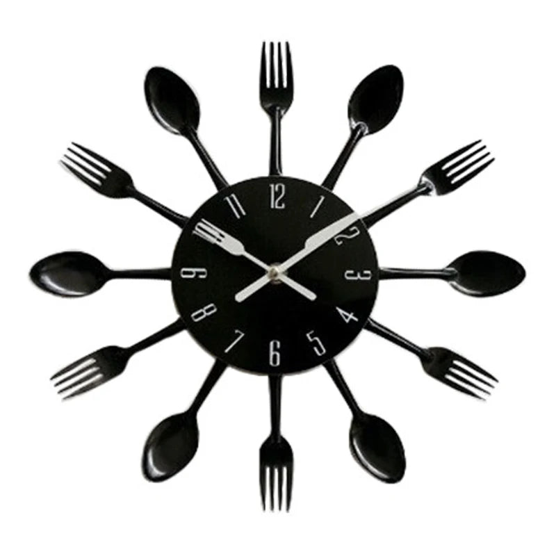 Vintage Double-Sided Round Wall Clock Decor