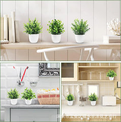 1PCS Artificial Potted Plant Scene Desktop Home Office Shelf Decor Tabletop Landscape Bonsai Wedding Room Party Accessories Vine