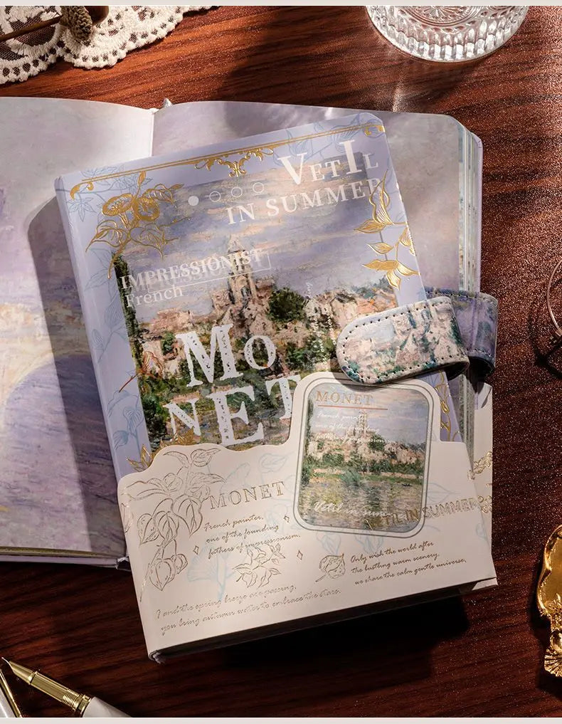 Vintage Beautiful Classic Design Monet Oil Painting Notebook