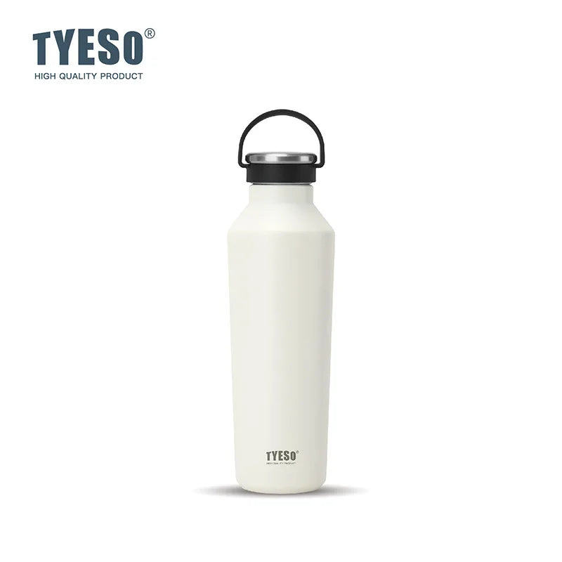 Stainless Steel Vacuum Insulated Water Bottle Portable Durable  Leak-Proof for Outdoor Sports Matte Finish Carry Handle