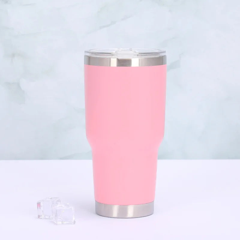 Customizable Stainless Steel Insulated Travel Tumbler with Leak-Proof Lid