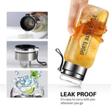 Large-Capacity Glass Water Bottle for Travel and Outdoor Use