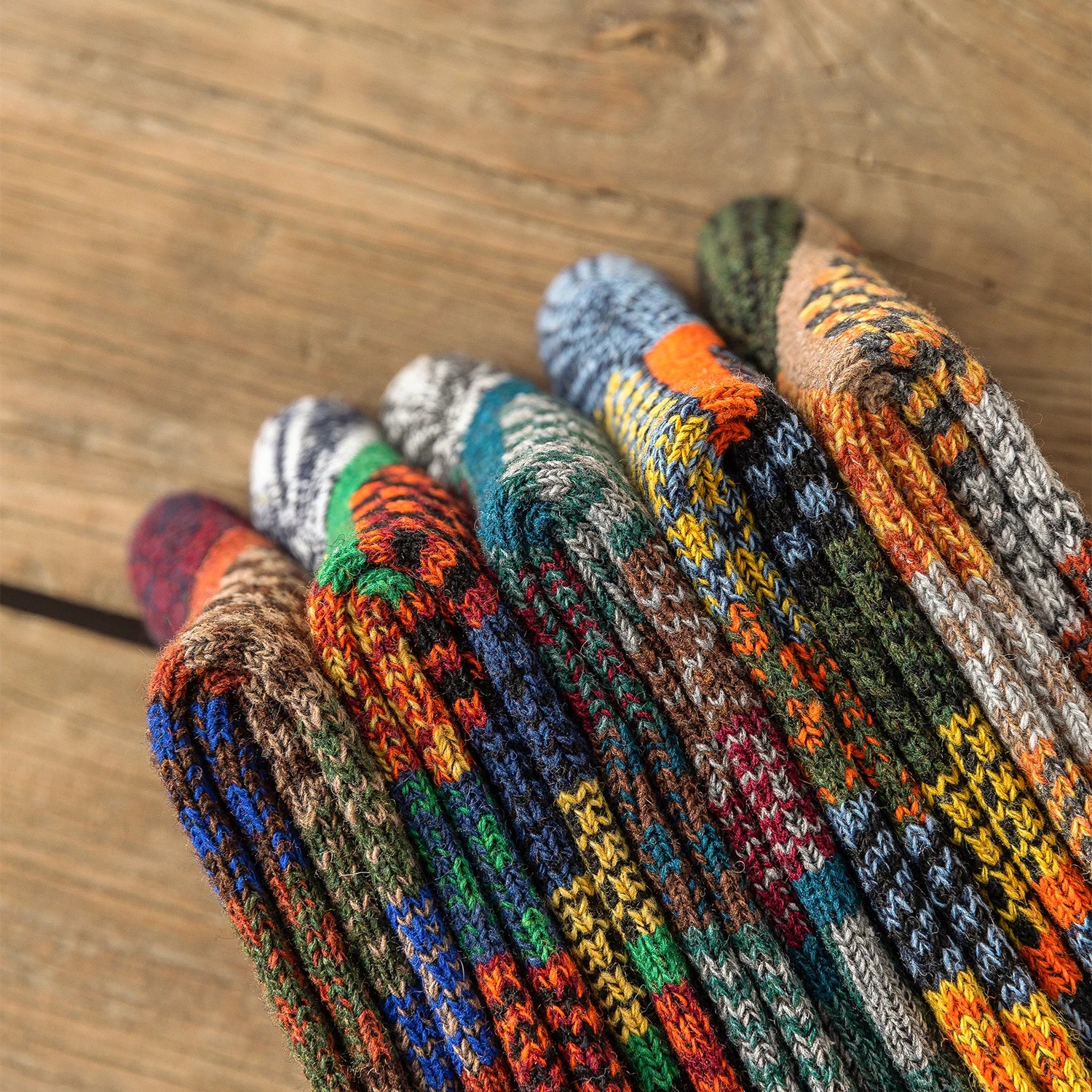 Vintage Thick Warm Socks Colorful Gift