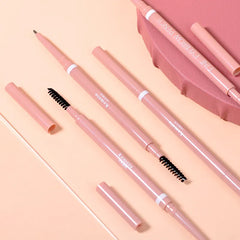 1.5mm Ultra Fine Double-Ended Eyebrow Pencil (Kemelo) Waterproof Sweat-proof Long Lasting Professional Eye Makeup For Women