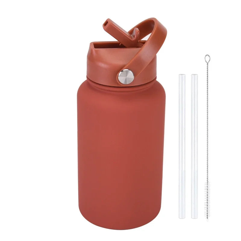 Customizable 650ml Insulated Water Bottle with Straw