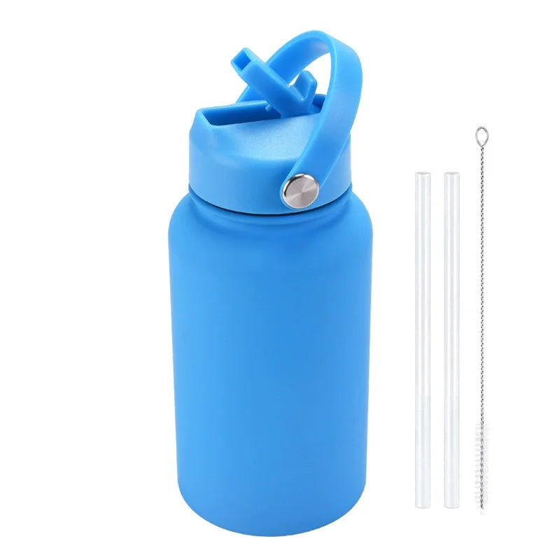 Customizable 650ml Insulated Water Bottle with Straw