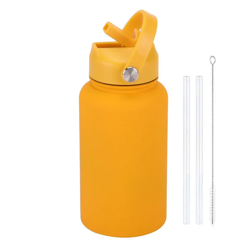 Customizable 650ml Insulated Water Bottle with Straw