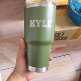 Customizable Stainless Steel Insulated Travel Tumbler with Leak-Proof Lid