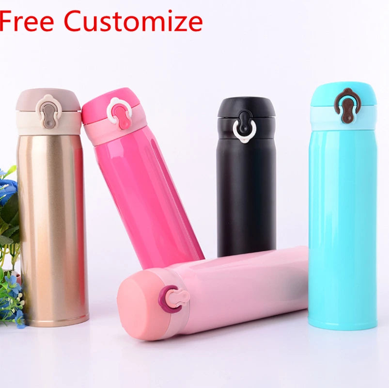 Stainless Steel Insulated Water Bottle with Custom Design