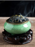 Vintage Ceramic Incense Burner Zen Decor