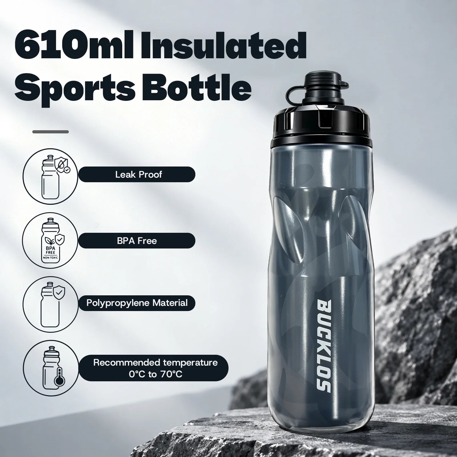 Cycling Water Bottle – 610ml/710ml Portable Sports Bottle