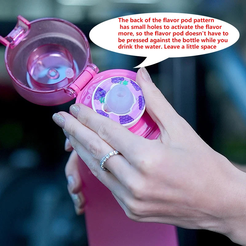 Air Water Bottle With 1pc Random Flavor Pods