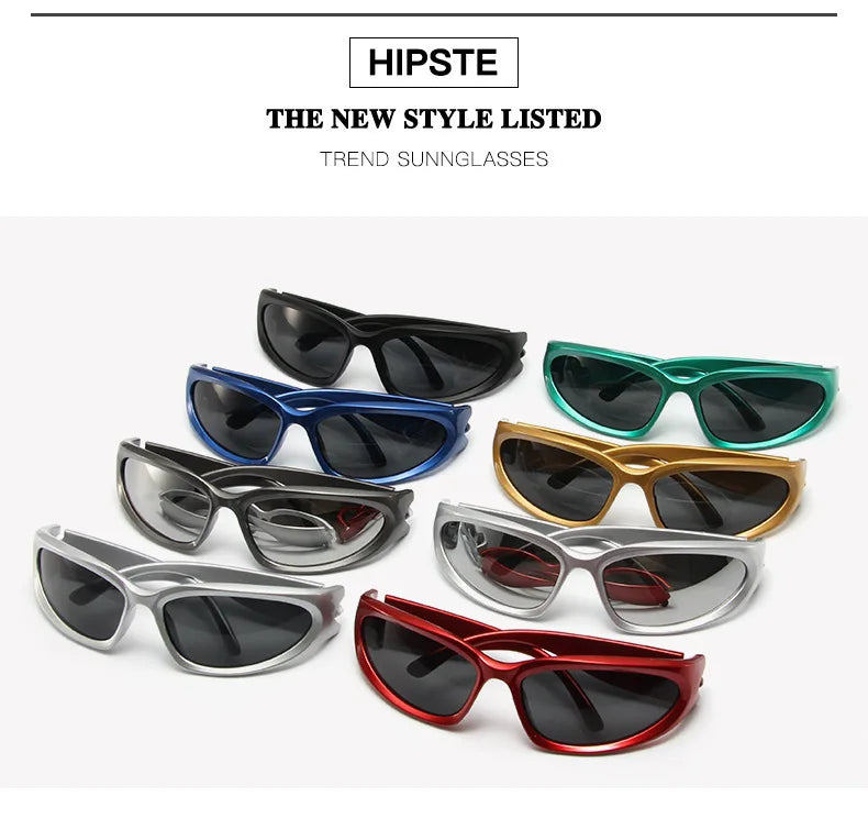 Y2K Punk Sports Sunglasses UV400 Vintage
