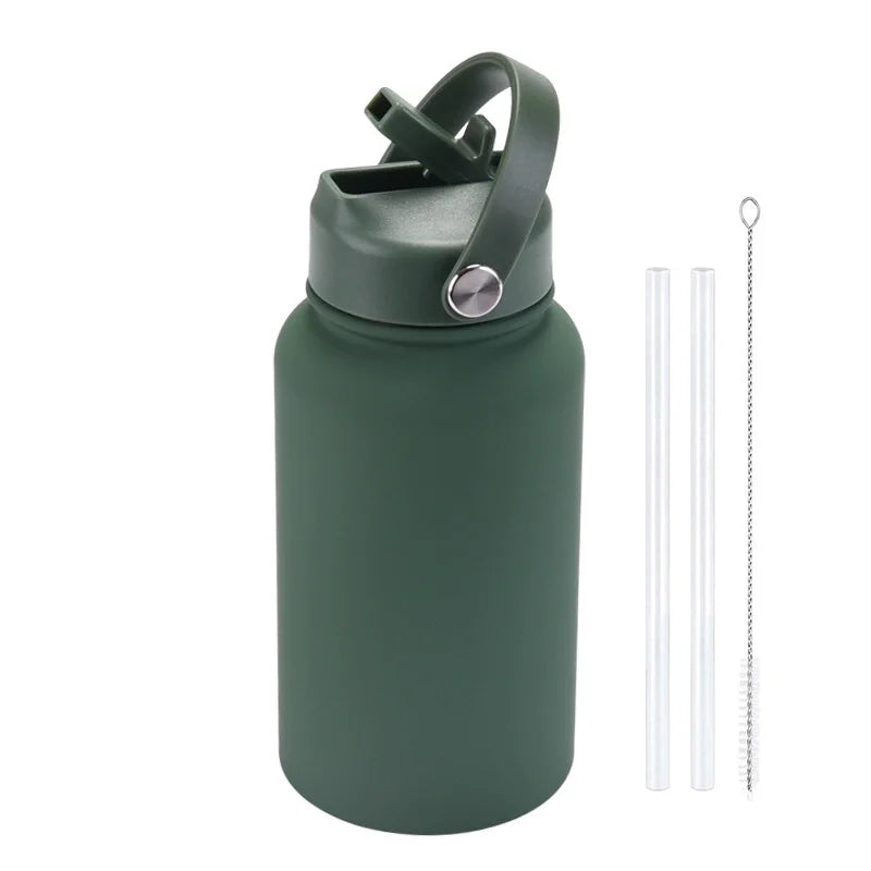 Customizable 650ml Insulated Water Bottle with Straw