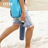 Stainless Steel Vacuum Insulated Water Bottle Portable Durable  Leak-Proof for Outdoor Sports Matte Finish Carry Handle