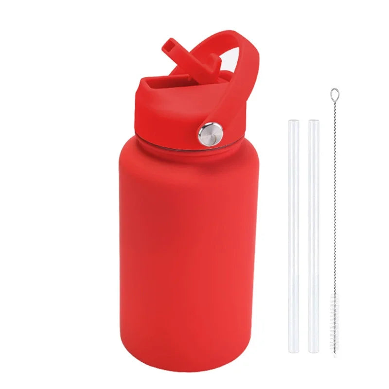 Customizable 650ml Insulated Water Bottle with Straw