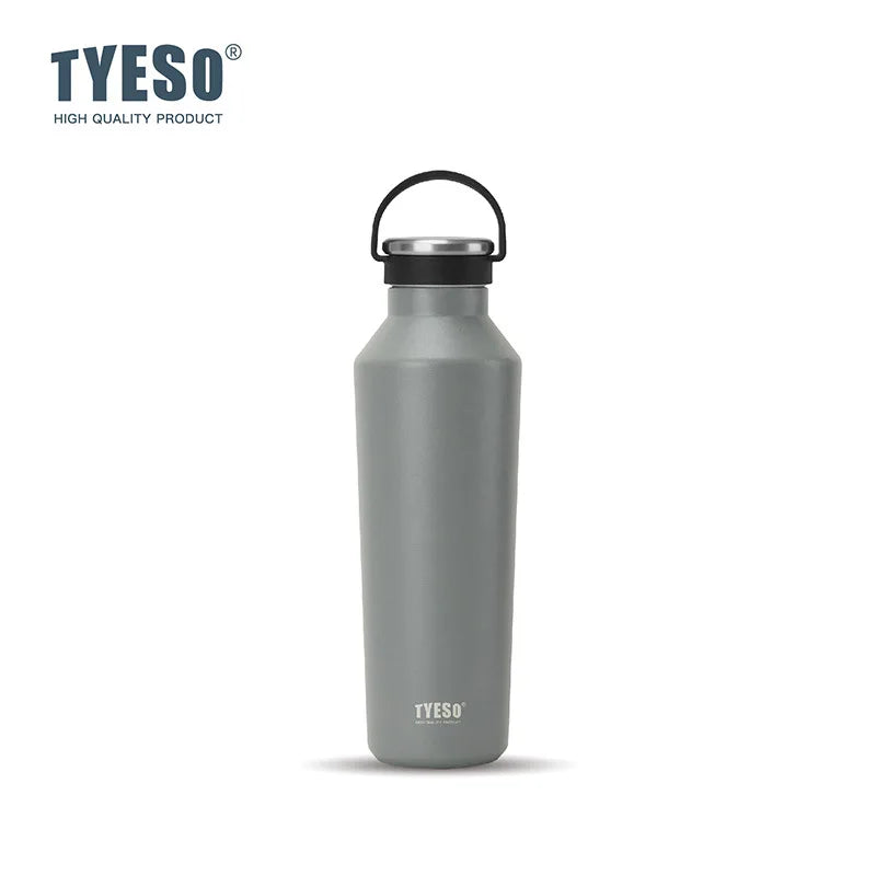 Stainless Steel Vacuum Insulated Water Bottle Portable Durable  Leak-Proof for Outdoor Sports Matte Finish Carry Handle