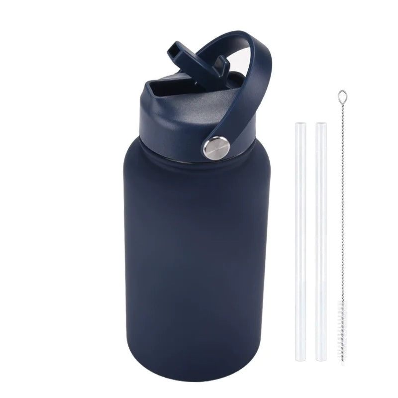 Customizable 650ml Insulated Water Bottle with Straw